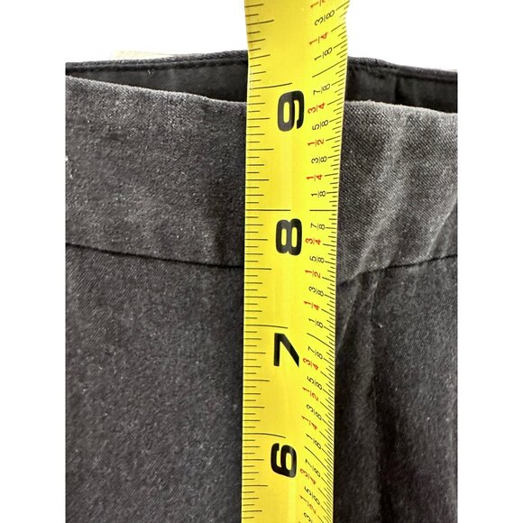 🌸3/$15🌸Charcoal Gray Gap Stretch Slacks with Front Pockets Clasp Closure sz 12 - Picture 5 of 8
